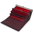 thumbnail image 6 of TAZAG magnetic buckle women's patent leather wallet long multi-card slot genuine leather clutch, 6 of 7