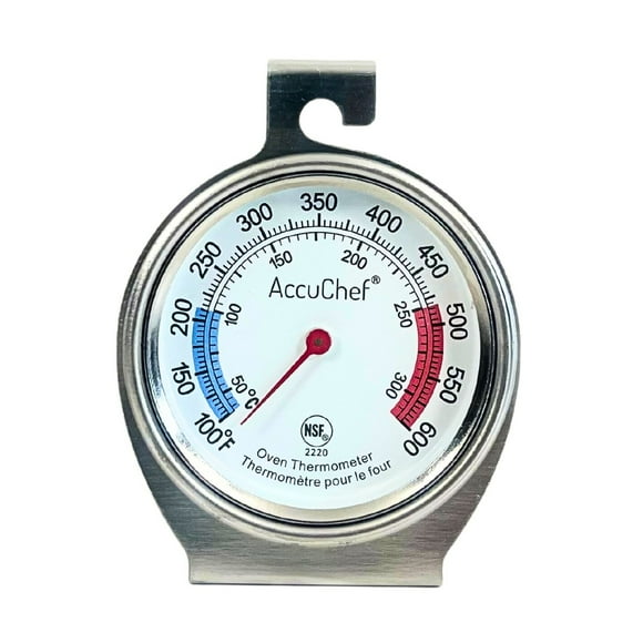 AccuChef Oven Thermometer, Hangs on Stands Alone, Model 2220, Monitor your oven temperature