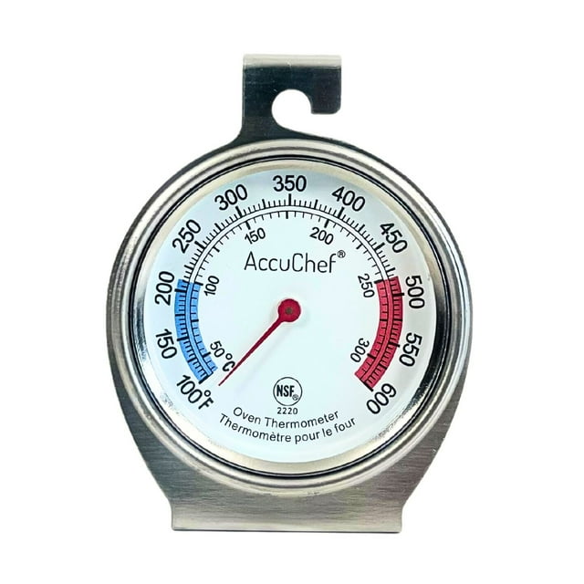 AccuChef Oven Thermometer, Hangs on Stands Alone, Model 2220
