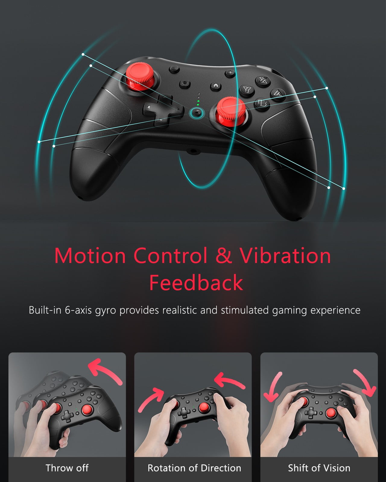 Nintendo Switch Wireless Controller With Audio Jack