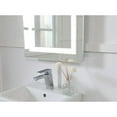 thumbnail image 4 of LED Electric Mirror Rectangle W20"H30" Dimmable 5000K, 4 of 5
