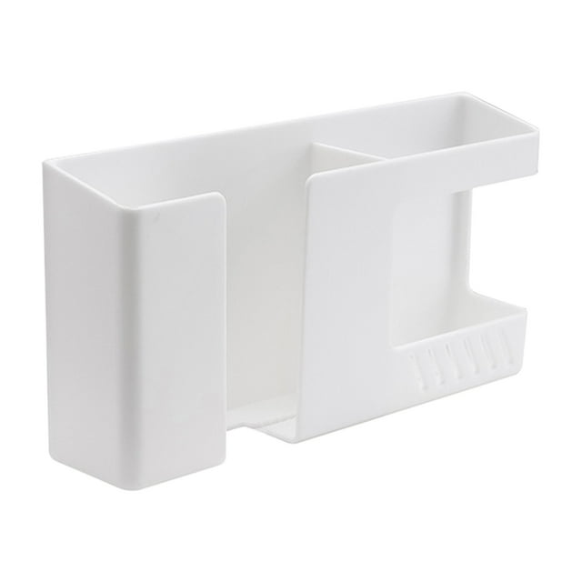 Soporte de pared para mando a distancia, cargador de teléfono, estante de almacenamiento multifuncional para sala de estar, organizador de pared adhesivo para dispositivos móviles, accesorio para el