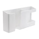 thumbnail image 2 of Contenedores para Organizar, Caja de Almacenamiento de Control Remoto de Pared, Soporte Multifuncional para Cargar Teléfonos, Sin Marcas de Clavos, Organizador de Pared Adhesivo para Sala de Estar, A, 2 of 6