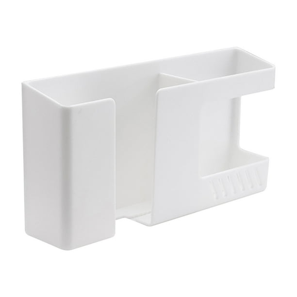Soporte de pared para mando a distancia, cargador de teléfono, estante de almacenamiento multifuncional para sala de estar, organizador de pared adhesivo para dispositivos móviles, accesorio para el