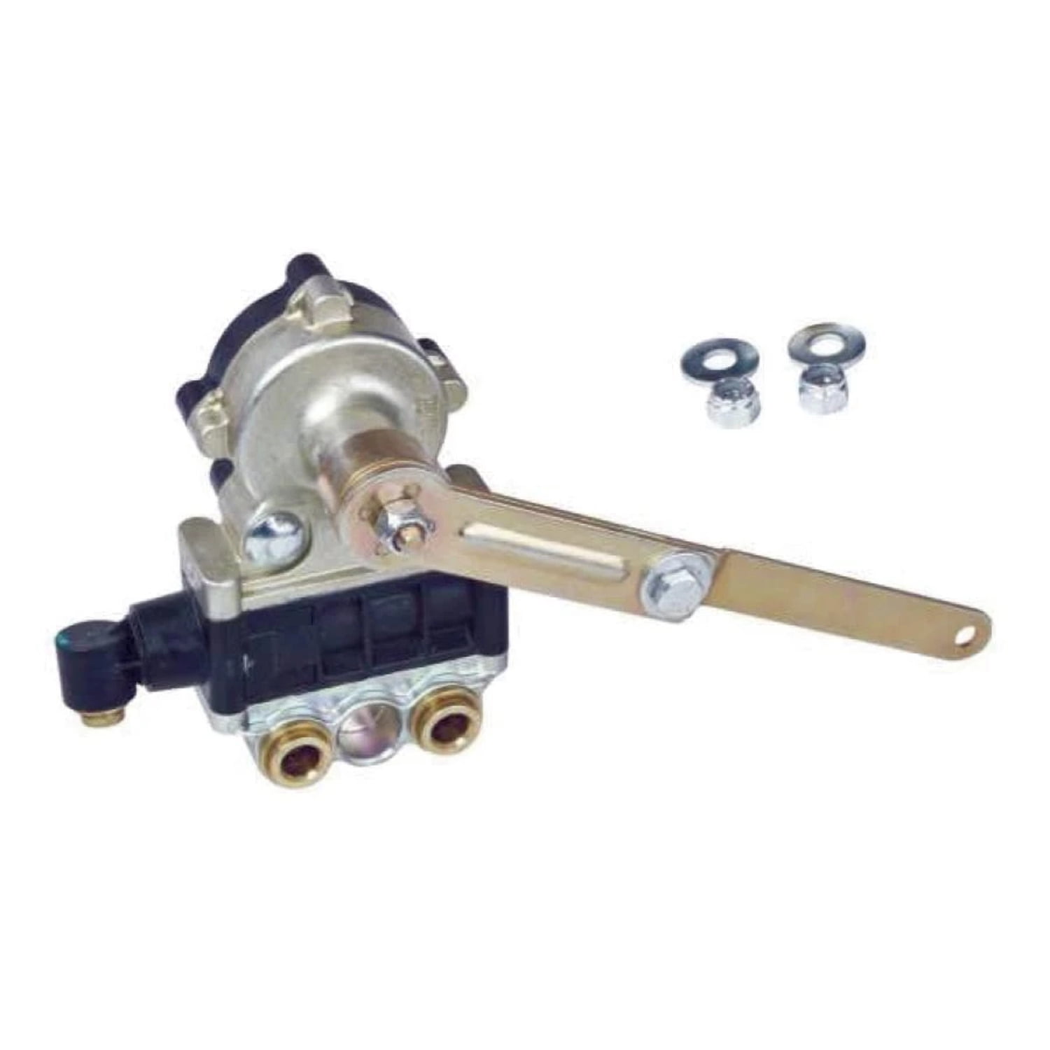 Fortpro Height Control Valve, 3/8 Push to Connect Ports, Side Manifold, Replacement for Haldex