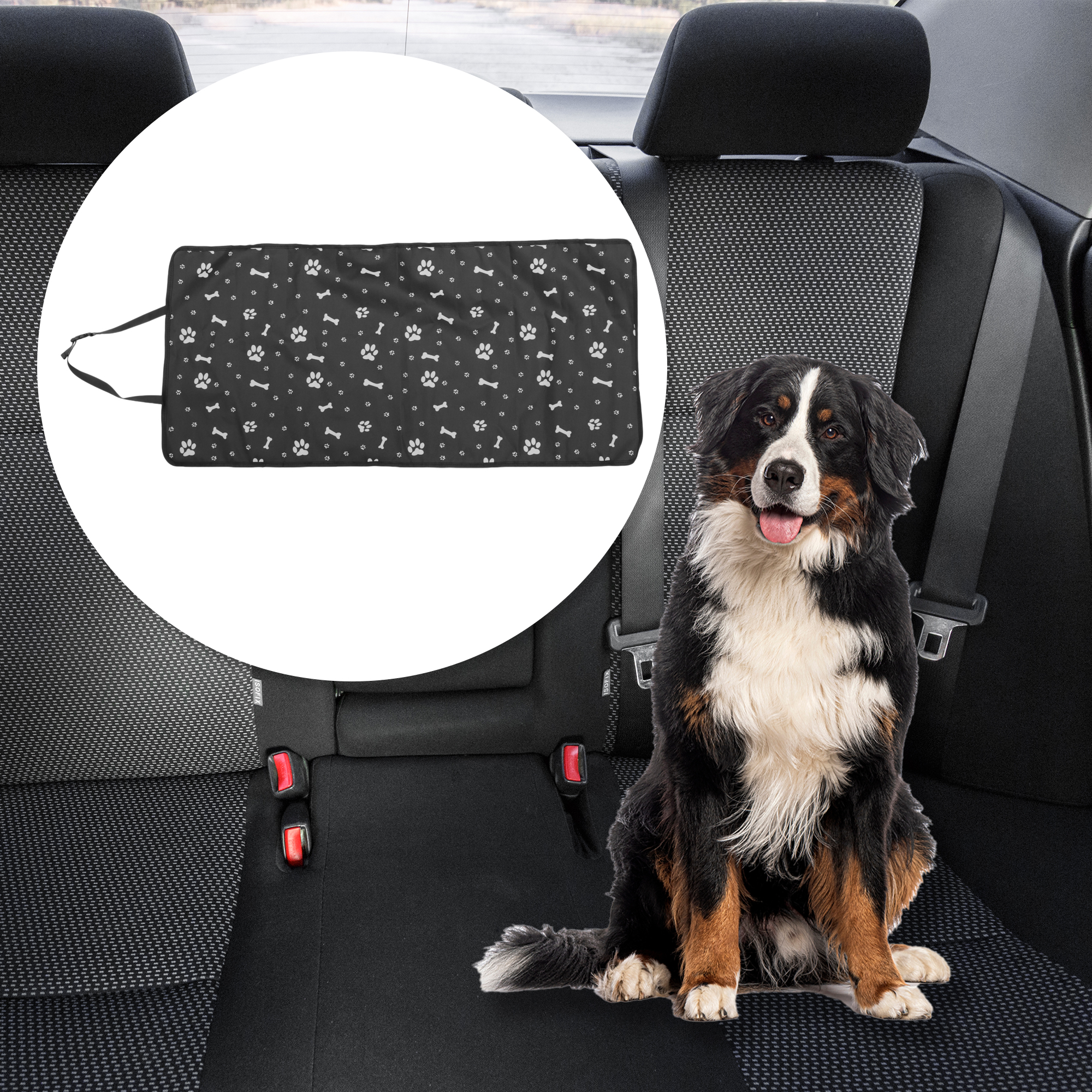 Unique Bargains Universal Waterproof Car Seat Cover Black