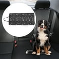 thumbnail image 2 of Unique Bargains 1 Pcs Universal Waterproof Car Seat Cover for Pet Bone Paw Pattern Black, 2 of 6