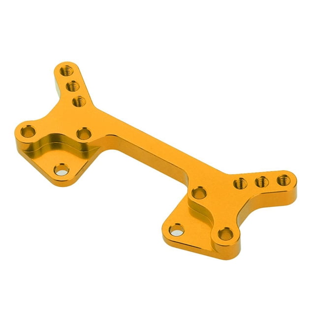 Amortiguador de torre de choque frontal para coche de carretera 1/10 para HSP 94122 dorado Zulema Piezas del coche RC