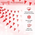 200 Feet Solid Pennant Banners Flags String Triangle Hanging Diy ...