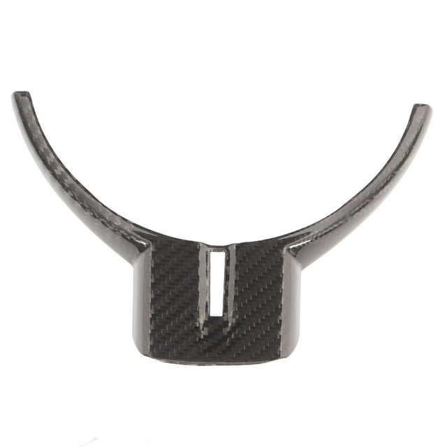 Car Steering Wheel Trim Genuine Carbon Fiber Interior Decoration Replacement for Subaru BRZ 2012‑2016