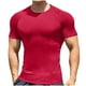 thumbnail image 2 of pstuiky Camisa de manga corta para hombre, Blusas y camisas de cuello redondo de manga corta informales de color liso para hombre ropa de hombre l, 2 of 5