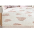 thumbnail image 7 of Well Woven Haven Hearts Modern Geometric Pink Shag Plush Pile 5'3" x 7'3" Area Rug, 7 of 7