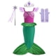 thumbnail image 1 of Vestido de princesa Ariel de La Sirenita de Disney para niñas, disfraz de Cosplay de tul de manga corta, ropa de fiesta de cumpleaños y Carnaval para niños, 1 of 5