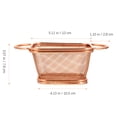 thumbnail image 3 of Panier à Frites en Acier Inoxydable 1 Pce pour la Maison (Or Rose), 3 of 4