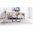 thumbnail image 4 of Unique Loom Striped Chindi Cotton Rug , 4' 0" x 6' 0" ,Gray, 4 of 4