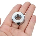 thumbnail image 4 of 4 Pack Set Screw Collars 1/2" Bore Zinc Plated Steel Shaft Collars, 1" OD, 7/16" Width Axle Collar Clamp, 4 of 5