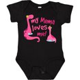 thumbnail image 3 of Inktastic My Mema Loves Me Girls Gift Girls Baby Bodysuit, 3 of 5