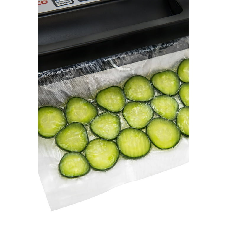 Nesco Vacuum Sealer Pint Zipper Bags - 50 Count, Reusable Freezer Bags For Food Storage
