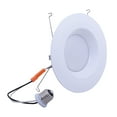 thumbnail image 2 of Great Value 6" LED Retrofit Downlight, 10-Watt (65W Replacement) Daylight Dimmable E26 Medium Base, 2 of 8
