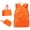 Orange Red, variant on Foldable Convertible Backpack Tote 3-in-1 Travel Bag, Water Resistant Lightweight with 1 Main Compartment, Front Utility Pocket with Built-in Organizer, Seamless Handbag To Backpack