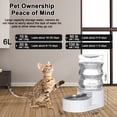 thumbnail image 5 of RIZZARI 6L Automatic Pet Waterer - Gravity-fed Stainless Steel Water Dispenser, 100% BPA Free, Leak-proof, Easy to clean - Large Capacity Feeder for Cats and Dogs, Suitable for multi-pet households, 5 of 7