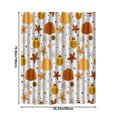thumbnail image 3 of Thanksgiving Shower Curtain Waterproof Bathroom Decor Pumpkin Pattern EVA Material - Easy Installation Festive Atmosphere(C), 3 of 6