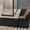 Black, variant on L Shaped Kitchen Mat,Corner Rug,Bathroom Rug, L-Shaped Bath Mat, Non Slip Corner Shower Mat,4FT Water Absorbent Soft Bath Rug,Washable Rug(Blue)