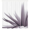 thumbnail image 2 of Ambesonne Flower Shower Curtain, Ombre Leaves Watercolor Art, 69"Wx70"L, Mauve Coconut, 2 of 4