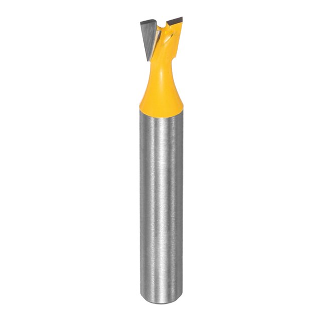 Uxcell Dovetail Router Bit 1/4" Diameter 1/4" Shank Tungsten Carbide 14 Degree Dovetail Joint Drill Bit