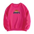 thumbnail image 1 of Xuanheng Chandail à Col Rond pour Femmes, Vêtements d'Hiver et d'Automne pour Camping, Randonnée, Maison, Bureau, Rose Pâle, 1 of 7