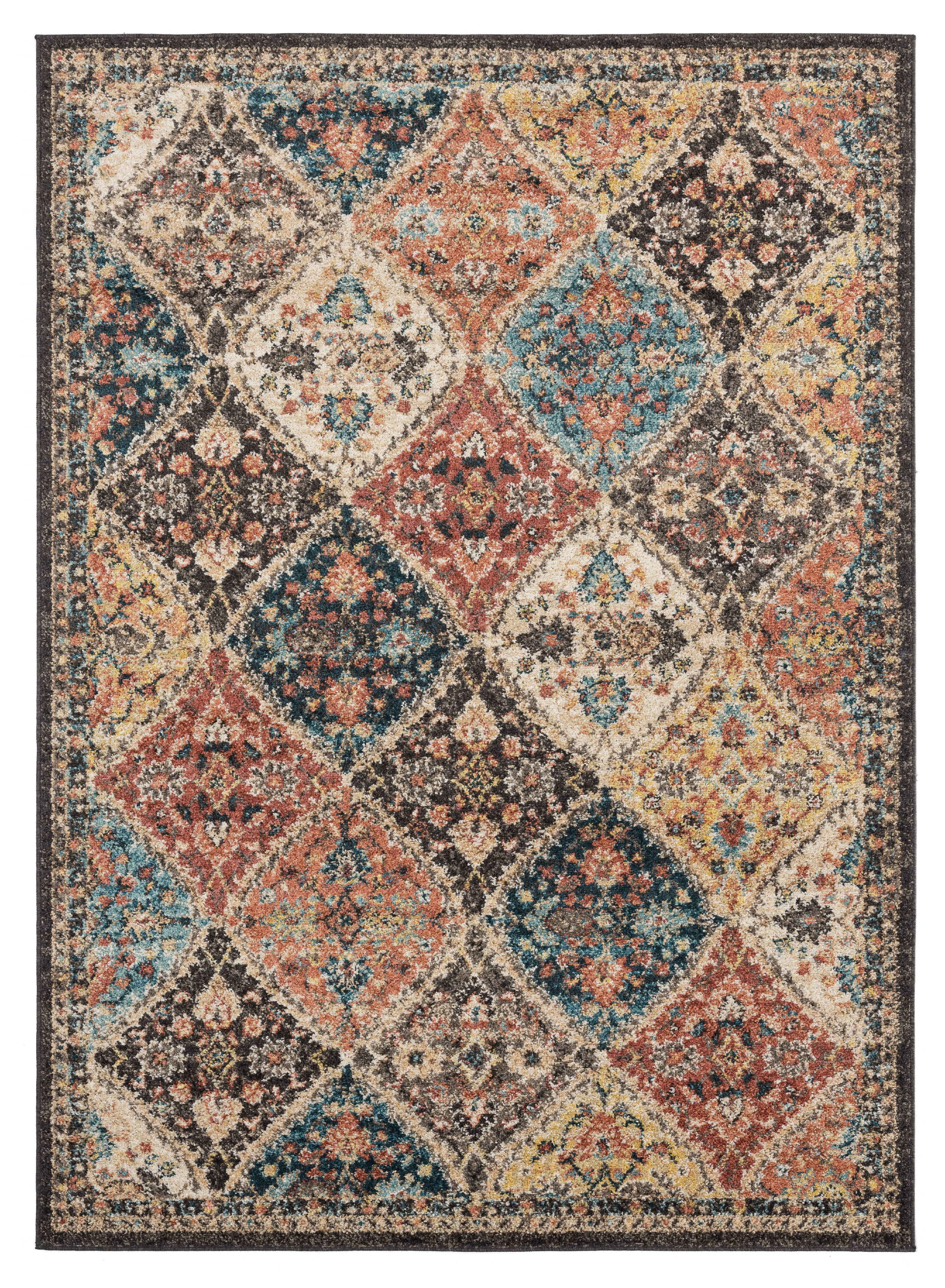 United Weavers Storybrooke Eden Trellis Multi Woven Olefin/Frieze Area Rug or Runner