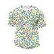 thumbnail image 5 of Ceisia Men's Casual Mardi Gras Tie Dye T-shirt Short Sleeve Round Neck Purple Green Yellow Stripe Summer Streetwear Tee Tops Purple XXXXXL Gifts, 5 of 7