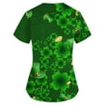 thumbnail image 5 of gakvbuo St. Patrick's Day Scrubs Tops For Women Plus Size Working Uniform With Pocket V-Neck Work Utility&Safety Tops Nursing Uniform Printed Worker Protective Working Uniform Shirts, 5 of 5