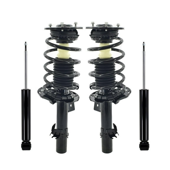 Set 4 Front Quick Complete Strut-Coil Spring-Rear Shock For 2008-2011 Volvo Xc70
