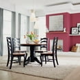 thumbnail image 7 of French Countryside Black Dining Chair Pair, 7 of 7