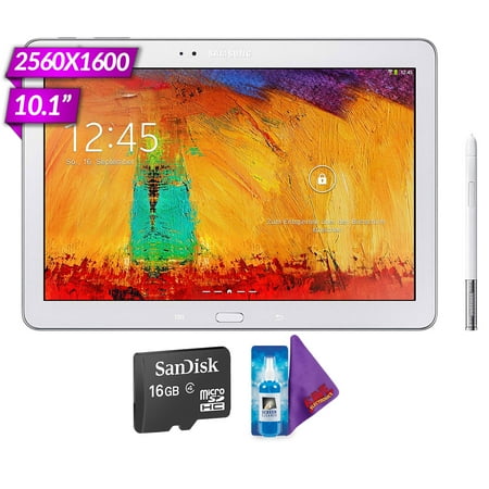 Samsung 16GB Galaxy Note 2014 Edition 10.1" Wi-Fi Tablet - White + 16GB Memory Card - Walmart.com