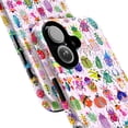 thumbnail image 2 of Colorful Beetles Phone Case – Vibrant Entomology Insect Pattern on White Background – Fits iPhone 17 16 15 14 13 12 11 Pro Max Plus Mini, 2 of 6