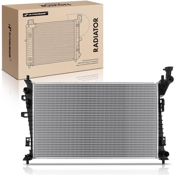 A-Premium Engine Coolant Radiator Assembly Compatible with Ford Focus 2008 2009 2010 2011, L4 2.4L, Manual Transmission