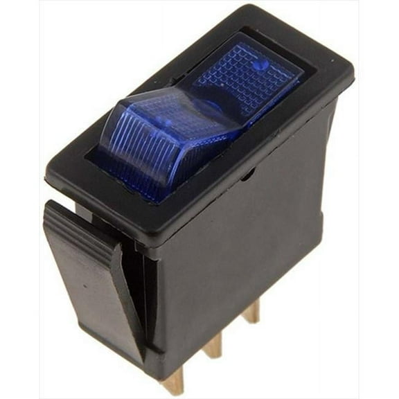 85922 Electrical Switches Rectangular Style Rocker Blue Glow