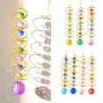 thumbnail image 3 of Joernso Faux Crystal Suncatcher Hanging Decoration Indoor Outdoor Garden Healing Chakra Rainbow Prism Pendant Ornament Birthday Gift, 3 of 8