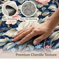 thumbnail image 6 of ODIKA 8'x10' Washable Area Rug Scatter Vintage Pink Blooms Trellis Frame Petal Motif Entry Door for Living Room, Under Sectional, Family , Durable, Non-Slip, 6 of 7