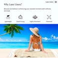 thumbnail image 4 of Toalla de playa LANE LINEN de gran tamaño, 39 x 71 cm, paquete de 4 para adultos, 4 of 6
