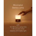 thumbnail image 3 of Timer Night Light,Dimmable Led Bedside Lamp,Night Light Kids,Cinnamon Red,Sleep Aids Light,Rechargeable,Battery Operated, 3 of 6