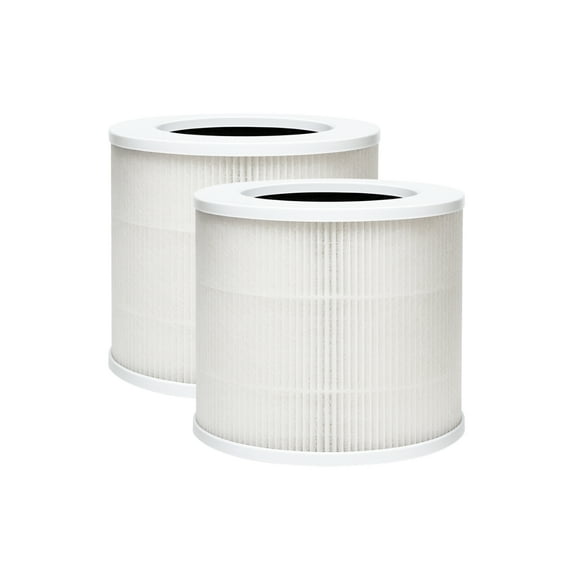 Nispira GXZ-AP01 3-in-1 True HEPA Activated Carbon Filter Replacement For Proton Pure Portable Air Purifier Remove Smoke, 2 Pack