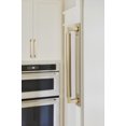 thumbnail image 2 of Amerock Medora 12 inch (305mm) Center-to-Center Rectangle Golden Champagne Appliance Pull Backplate, 2 of 6