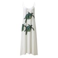 thumbnail image 4 of Lenago Robes Grande Taille pour Femmes 2023 Invitée de Mariage Robe d'Été Décontractée Sans Manches pour Femme Robe Ample à Bretelles Rondes Robe de Plage Robes Maxi Bohèmes Robes d'Été de Plage en Liquidation, 4 of 5