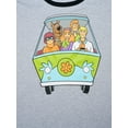 thumbnail image 5 of Women's Plus Size Scooby-Doo T-Shirt Ringer Mystery Machine Heather Gray, 5 of 6