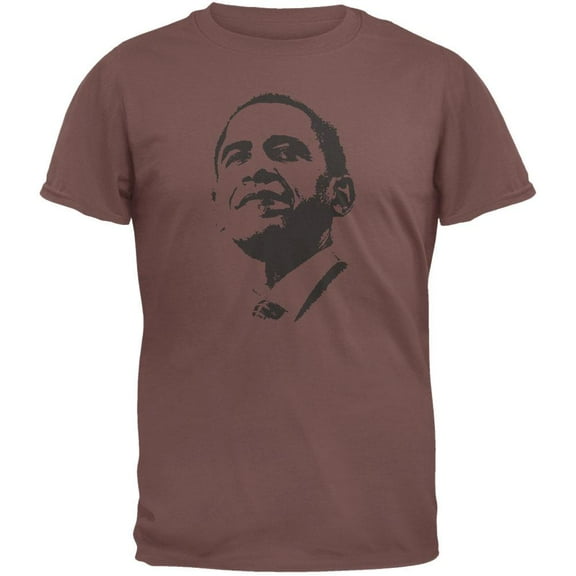 Obama - Silhouette T-Shirt - Chestnut