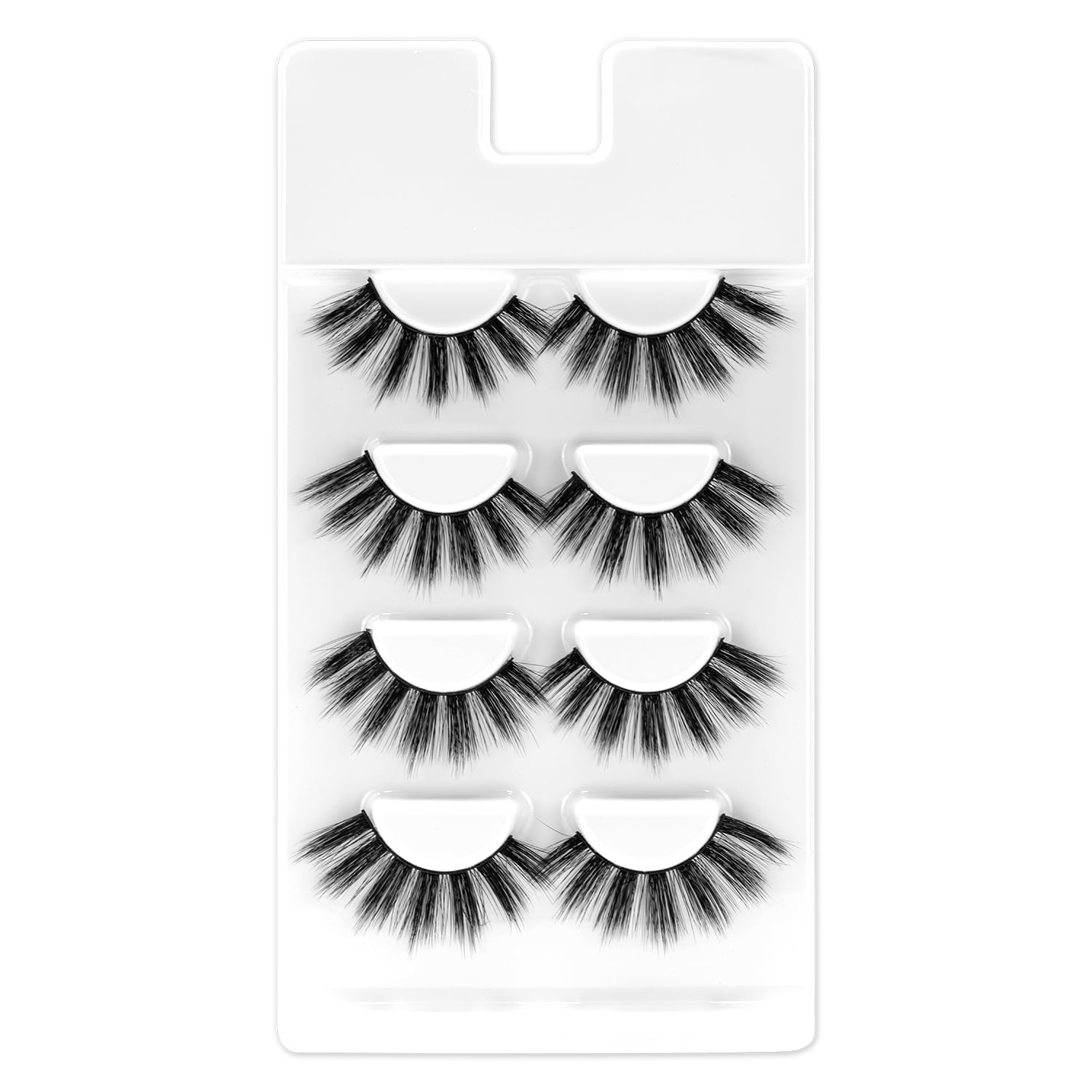 L.A. COLORS Eyelash, Lash Craze, Lookin' Gorgeous, 4 pairs