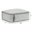 thumbnail image 2 of Unique Bargains 1 Pack Clothes Storage Bags Moving Bags Gray 20.5*17*8in, 2 of 7